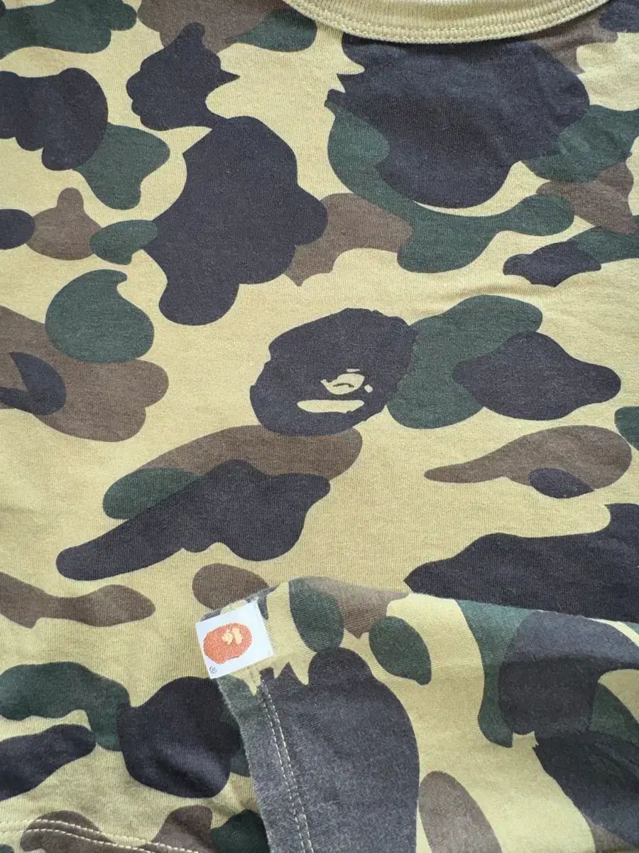 A BATHING APE アベイシングエイプ クロップド カモフラ ロング 