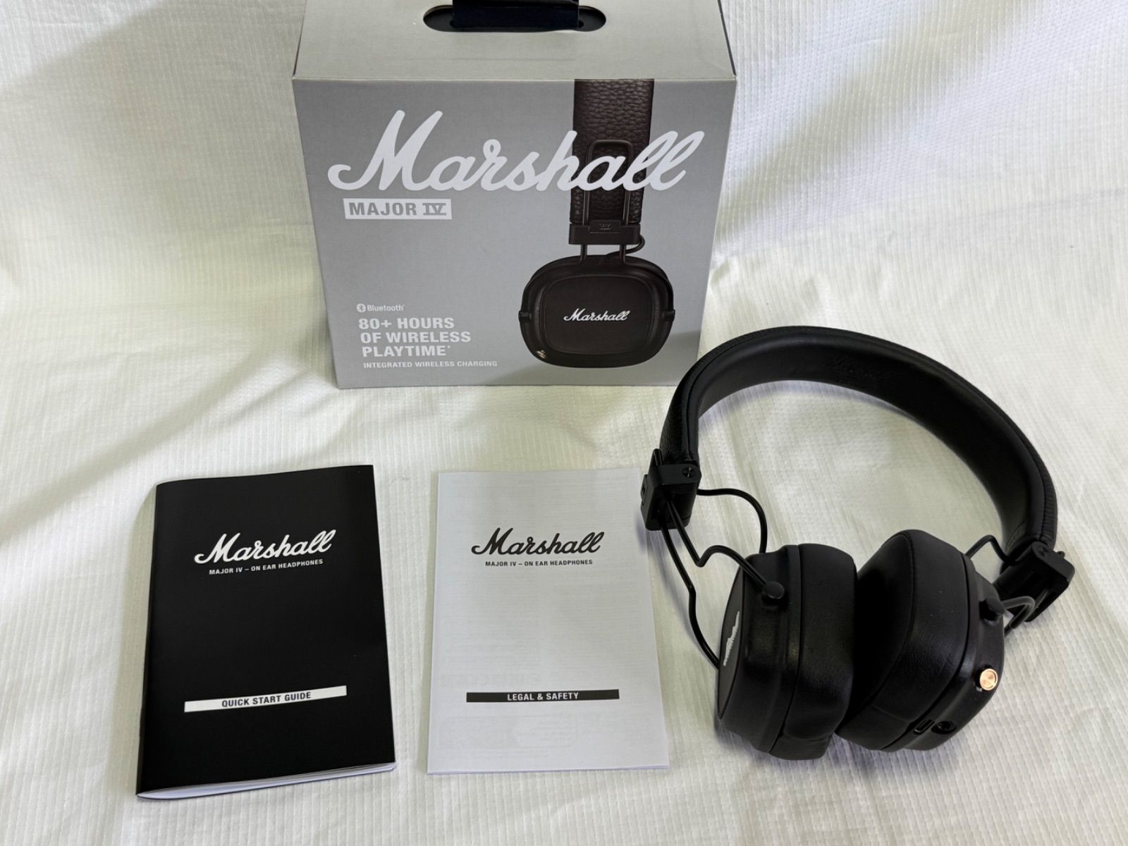 使用感小 Marshall MAJOR IV ワイヤレスヘッドホン 【店舗管理番号m