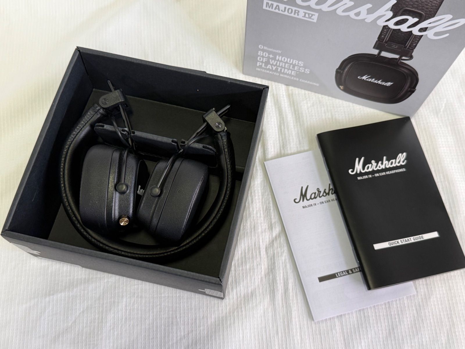 使用感小 Marshall MAJOR IV ワイヤレスヘッドホン 【店舗管理番号m