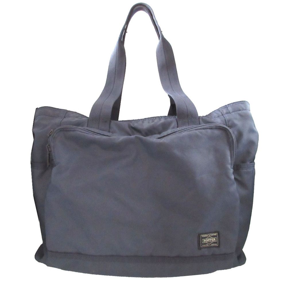美品 ポーター フラッシュ ナイロン ネイビー 紺 トートバッグ 0563 PORTER