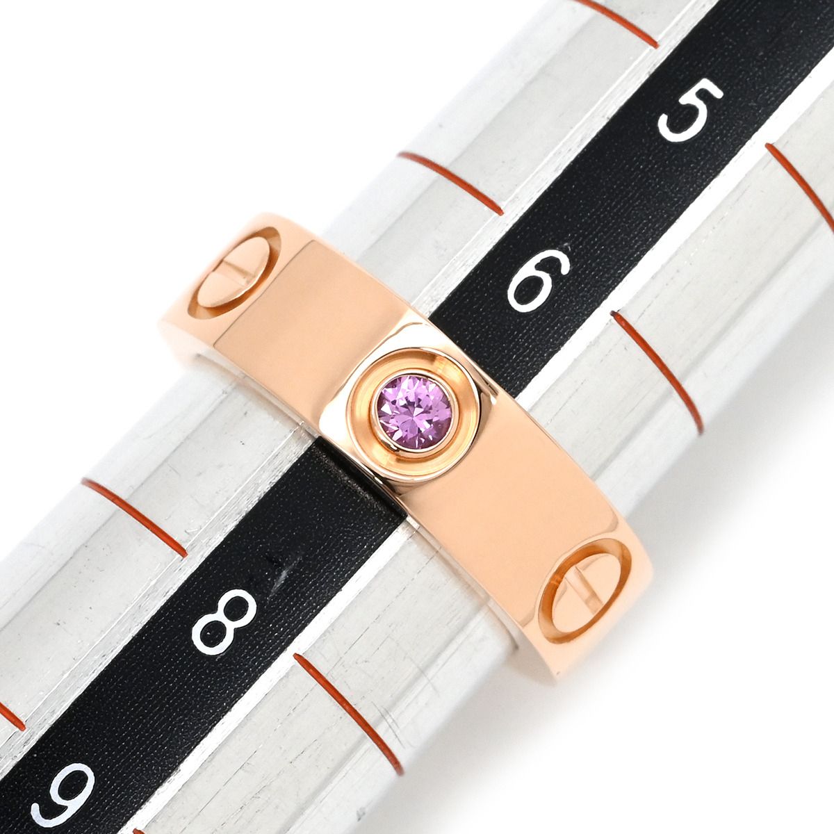 カルティエ Cartier リング 指輪 ラブリング ピンクサファイア ピンク