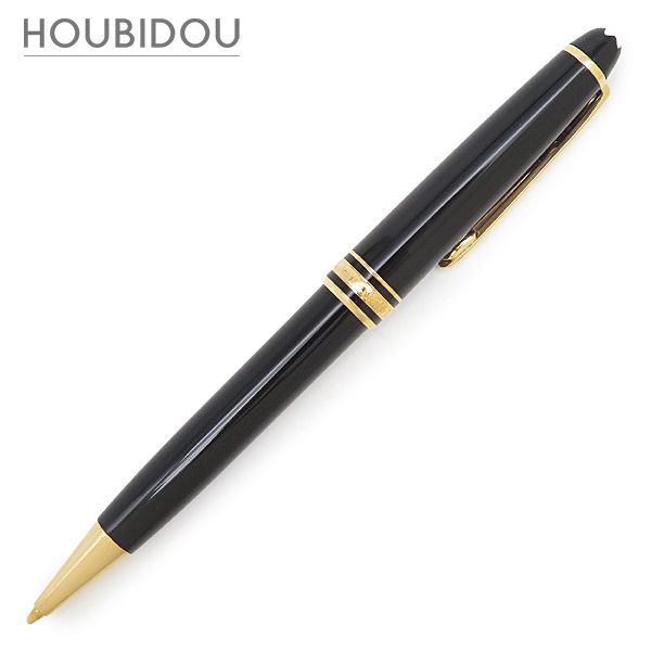 モンブラン Montblanc 文具 マイスターシュテュック ゴールド クラシック メカニカルペンシル 0.5mm GP プレシャスレジン ブラック×ゴールド シャープペンシル 132456【中古】