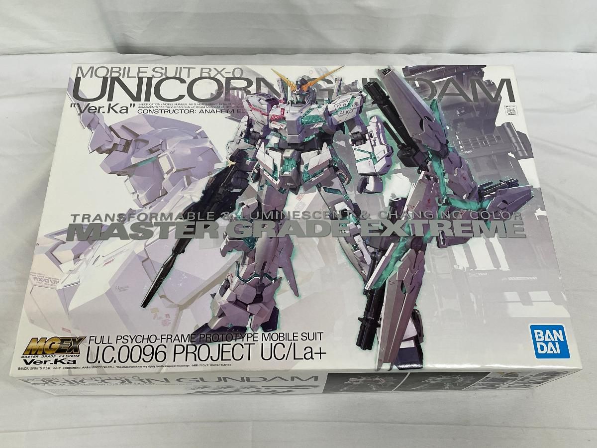 ♪【未開封】ユニコーンガンダム プラモデル 1/100 RX-0 MGEX 機動戦士ガンダムUC Ver.Ka■＊同梱不可