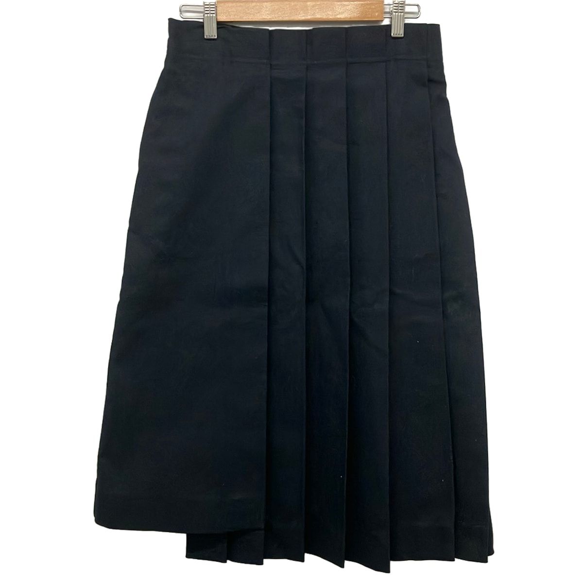 JILSANDER(ジルサンダー) ロングスカート サイズ34 XS レディース - JSPM352064 ネイビー×アイボリー プリーツ
