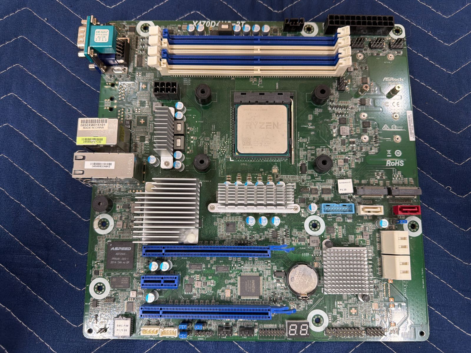 【ジャンク】ASRock Rack X470D4U2-2T / Ryzen5 32,370円