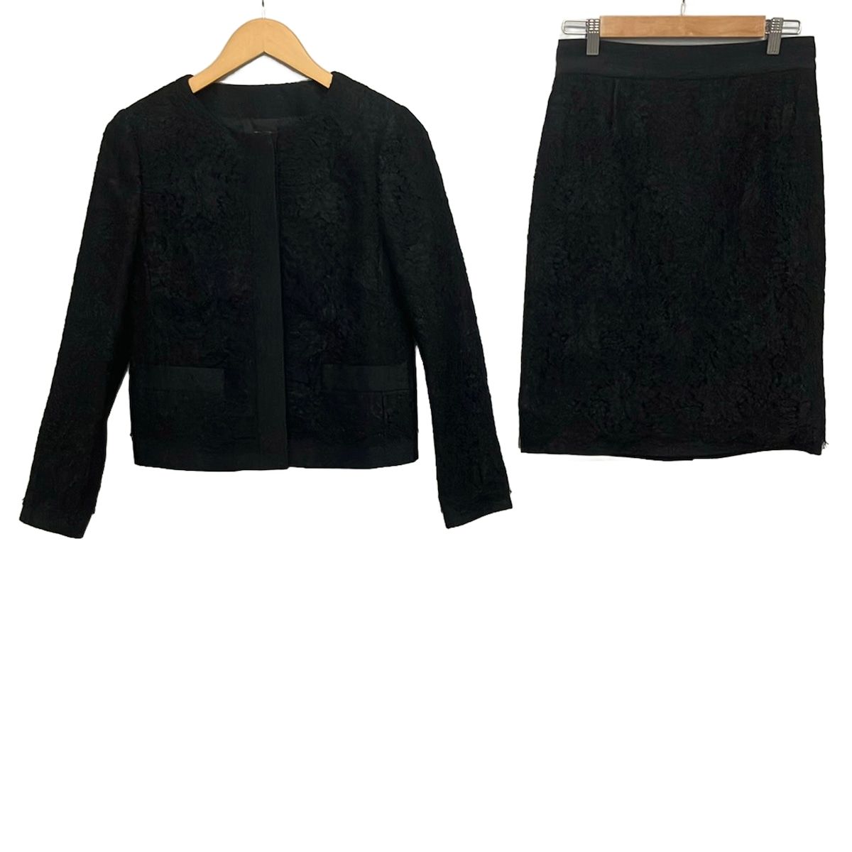 VALENTINO ROMA(バレンチノローマ) スカートスーツ レディース - 黒 レース