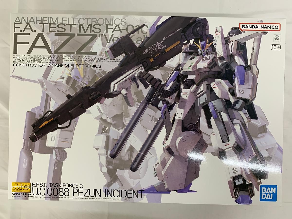 ♪【未開封】MG 機動戦士ガンダムセンチネル FAZZ Ver.Ka 1/100スケール 色分け済みプラモデル■＊同梱不可