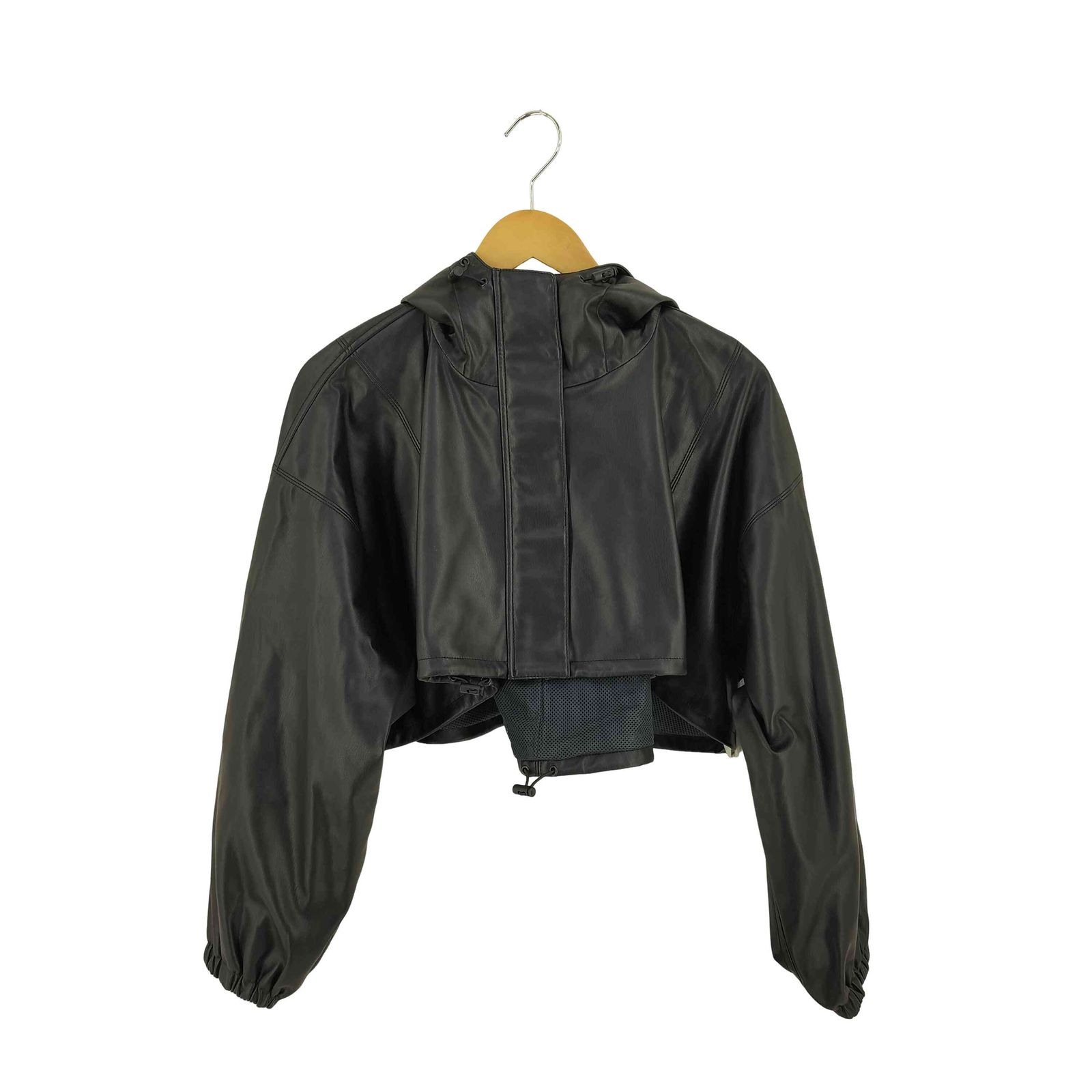 ユーズドフルギ USED古着 {{NOUNLESS}}FAKE LEATHER SHORT ANORAK domestic レディース 表記無