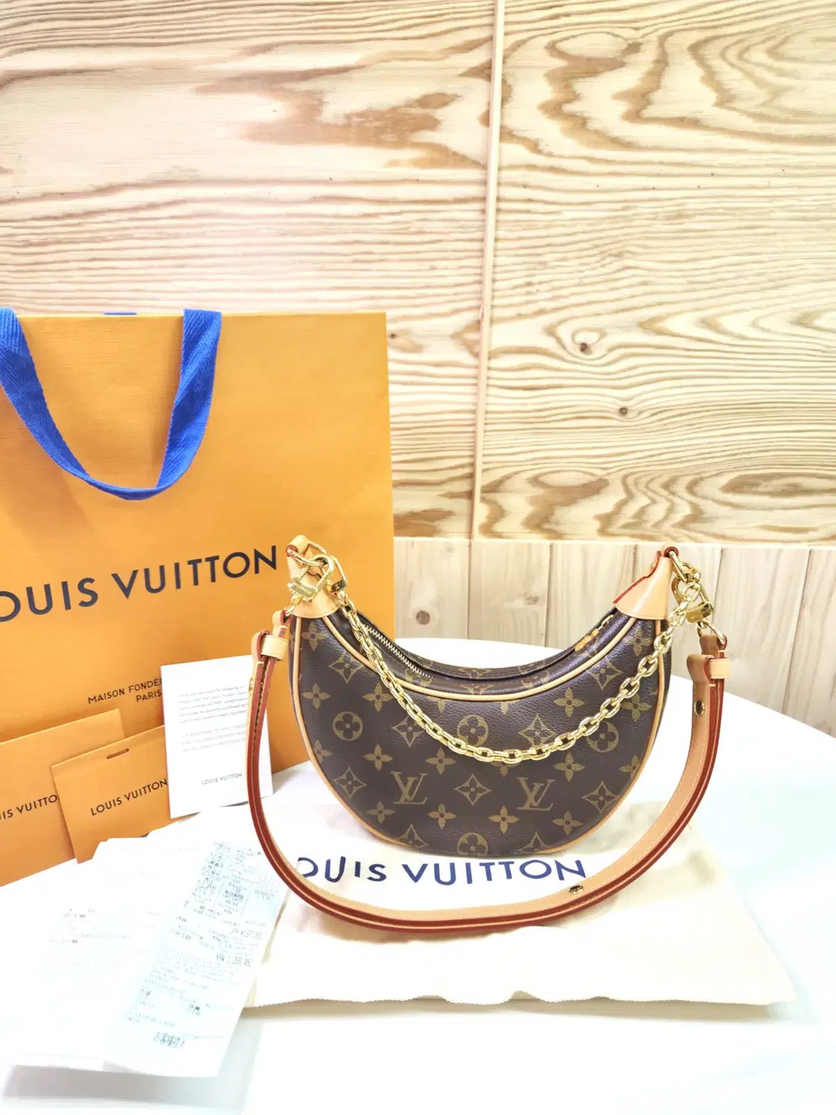 未使用級 Louis Vuitton ルイヴィトン ループ HOBO BAG