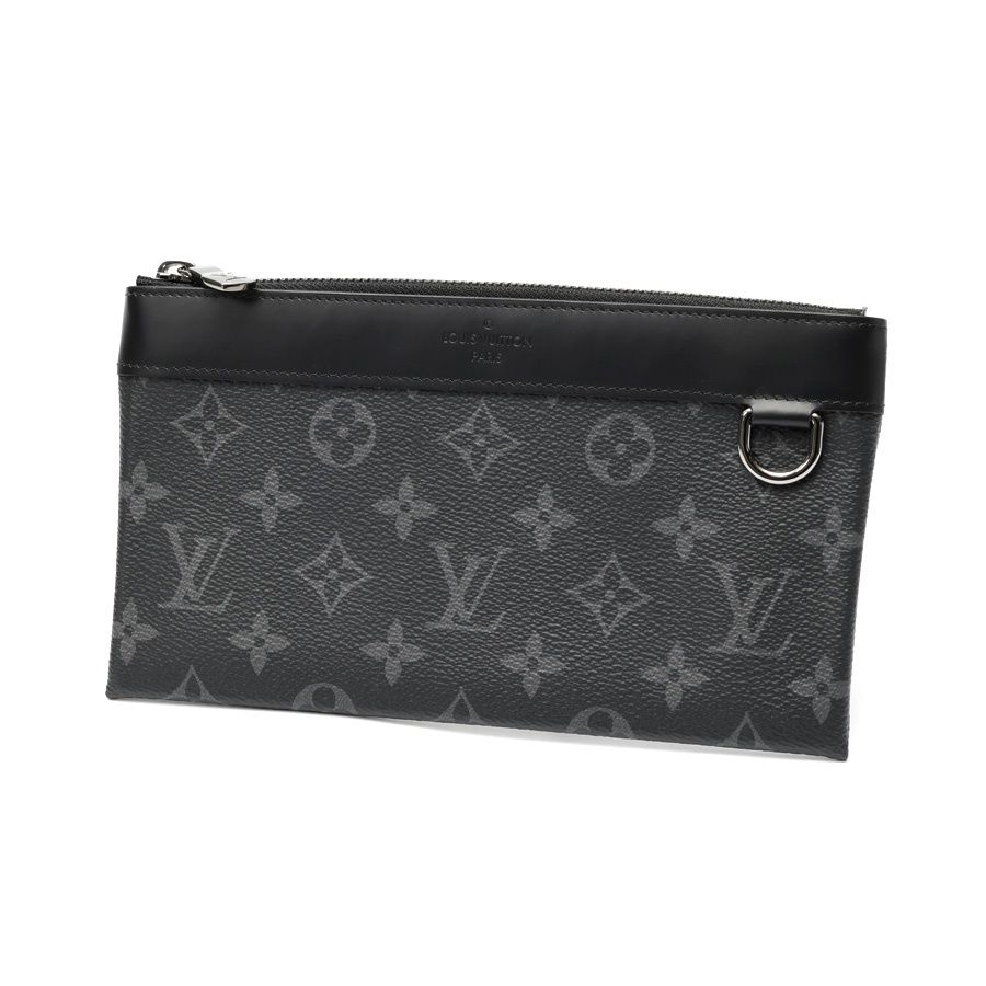 ルイヴィトン / LOUIS VUITTON　ポシェット ディスカバリー PM / ポーチ　M44323　モノグラム エクリプス　ブラック 【中古美品】