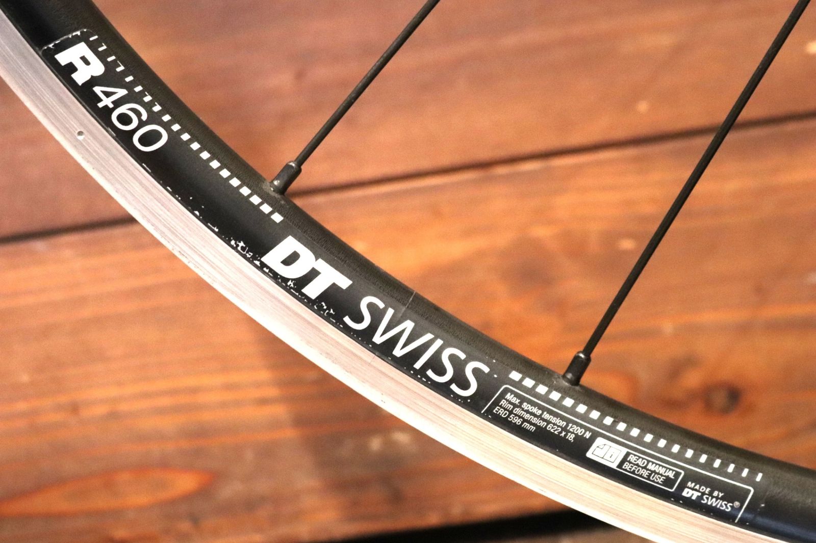 DT Swiss R460 11sクリンチャーアルミホイール DT SWISS R460 アルミ チューブレスレディ クリンチャー リアホイール