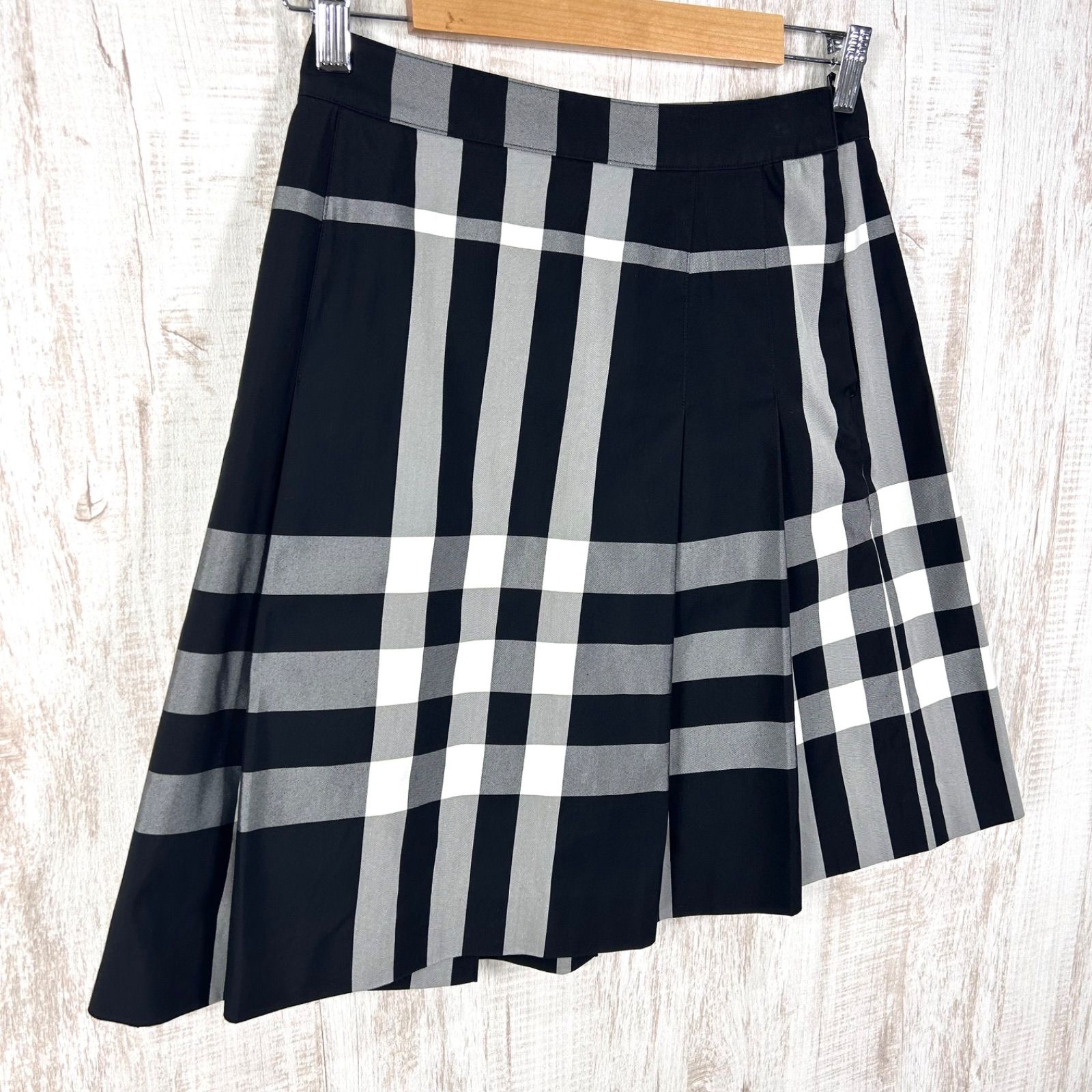 美品 BURBERRY LONDON バーバリーロンドン メガチェック ボックス