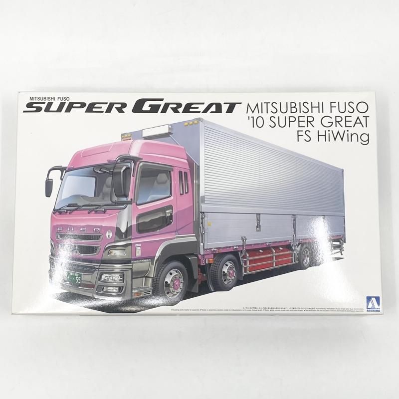 【中古】未組立 6497 ヘビーフレイト No.14 1/32 三菱ふそう 10 スーパーグレートFS ハイウイング アオシマ AOSHIMA[17][240017777745]