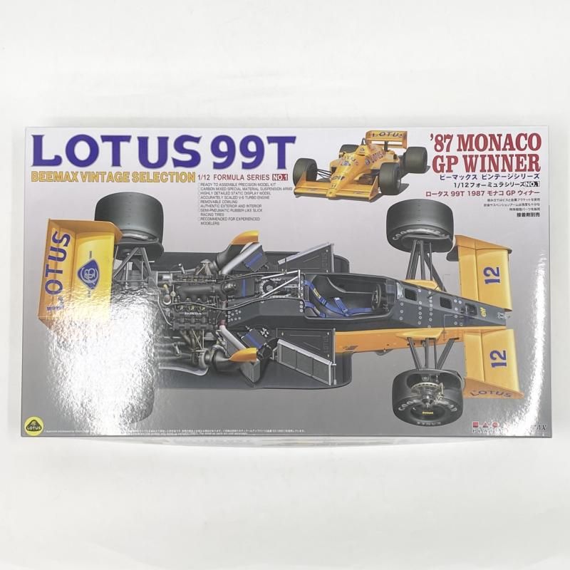 【中古】未組立 BX 12001 BEEMAX/nunu 1/12 ロータス 99T 1987 モナコ GP ウィナー プラッツ PLATZ おまけ付[17][240017778366]