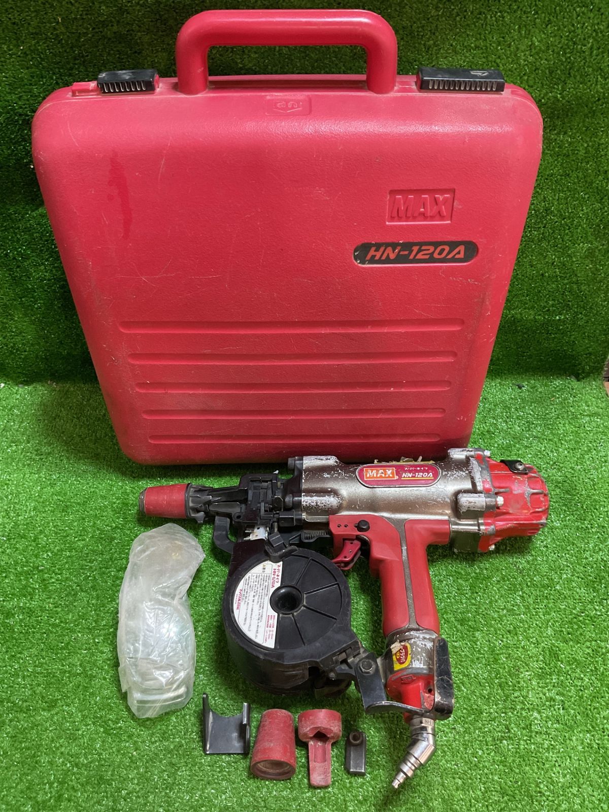 MAX HN-120A コンクリートピンネイラ ※現状品 ケース 付属品有(テｰ187）