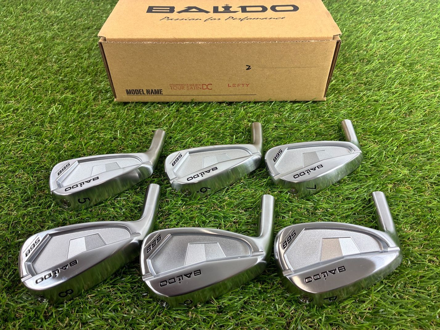 BALDO2023 568 DC サテン 左5-PW ヘッド単品 新古品 バルド シルバー レフティ アイアン◆◆