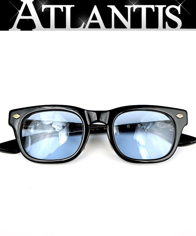 CHROME HEARTS 銀座店 クロムハーツ 【BAGGINS-A】 メガネ アイウェア メンズ 黒×金 103572