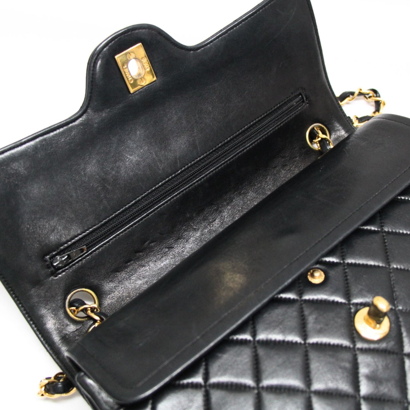 CHANEL シャネル ヴィンテージ マトラッセ25 シングルフラップ