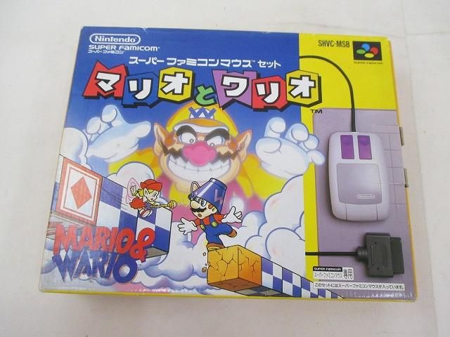 中古品 ゲーム スーパーファミコン ソフト マリオとワリオ マウス