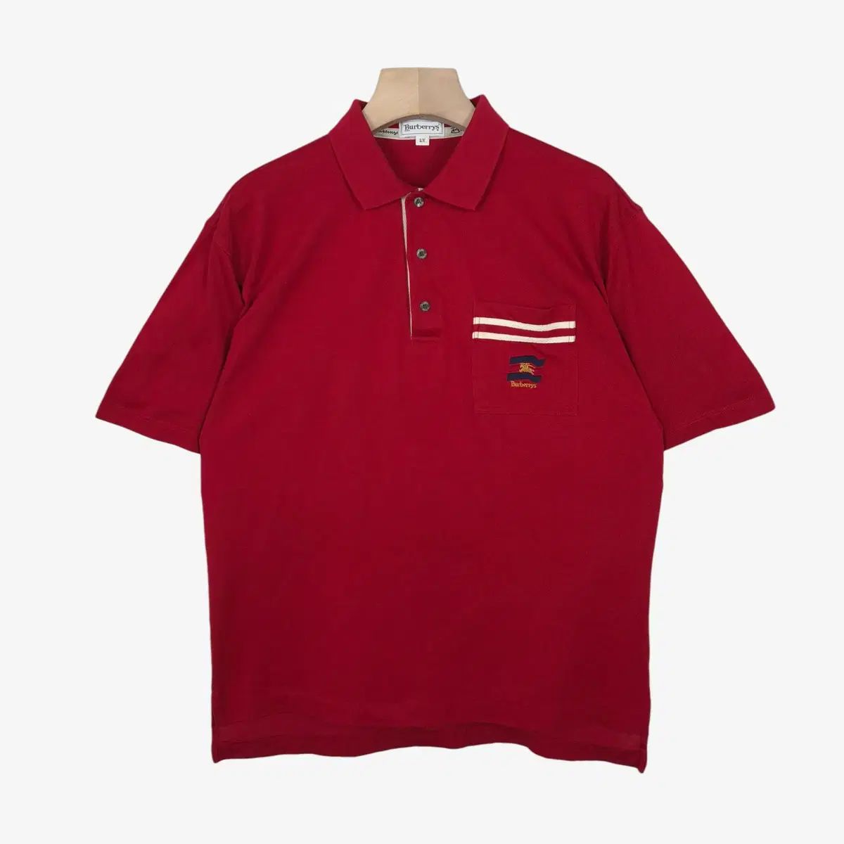 バーバリー レッド BURBERRY ロゴプリントTシャツ 0 半袖 ポロシャツ 