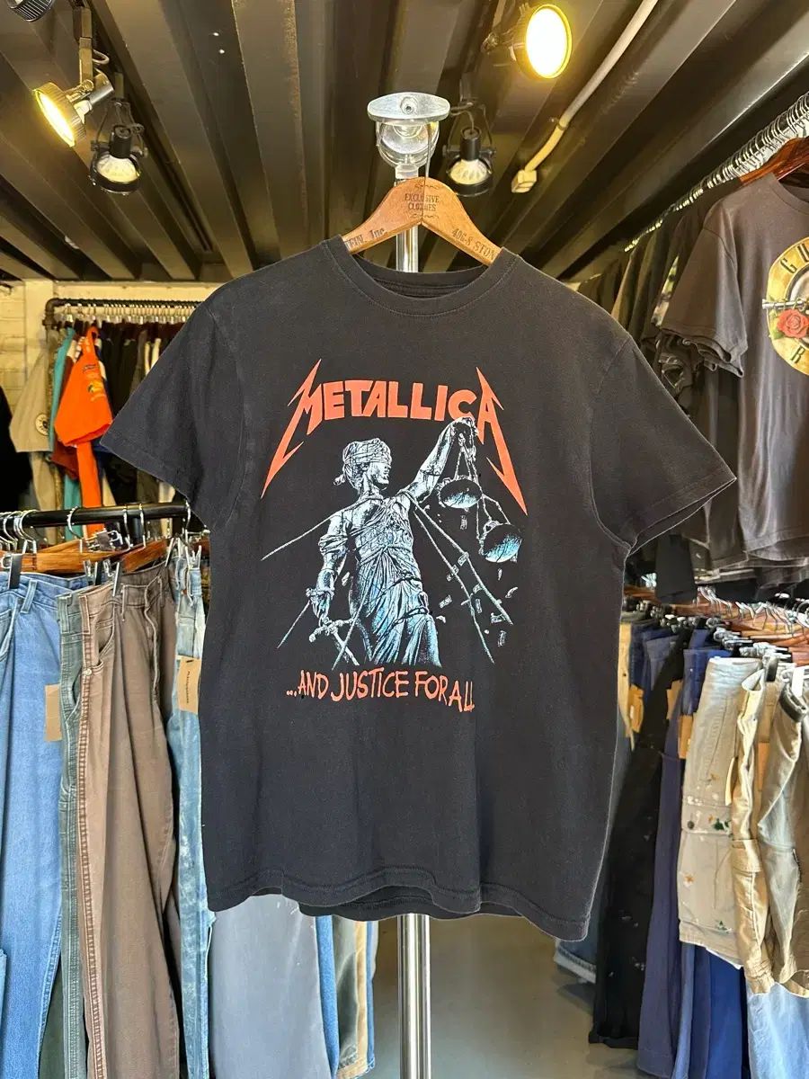 95 メタリカ ロックバンド プリンティング Tシャツ