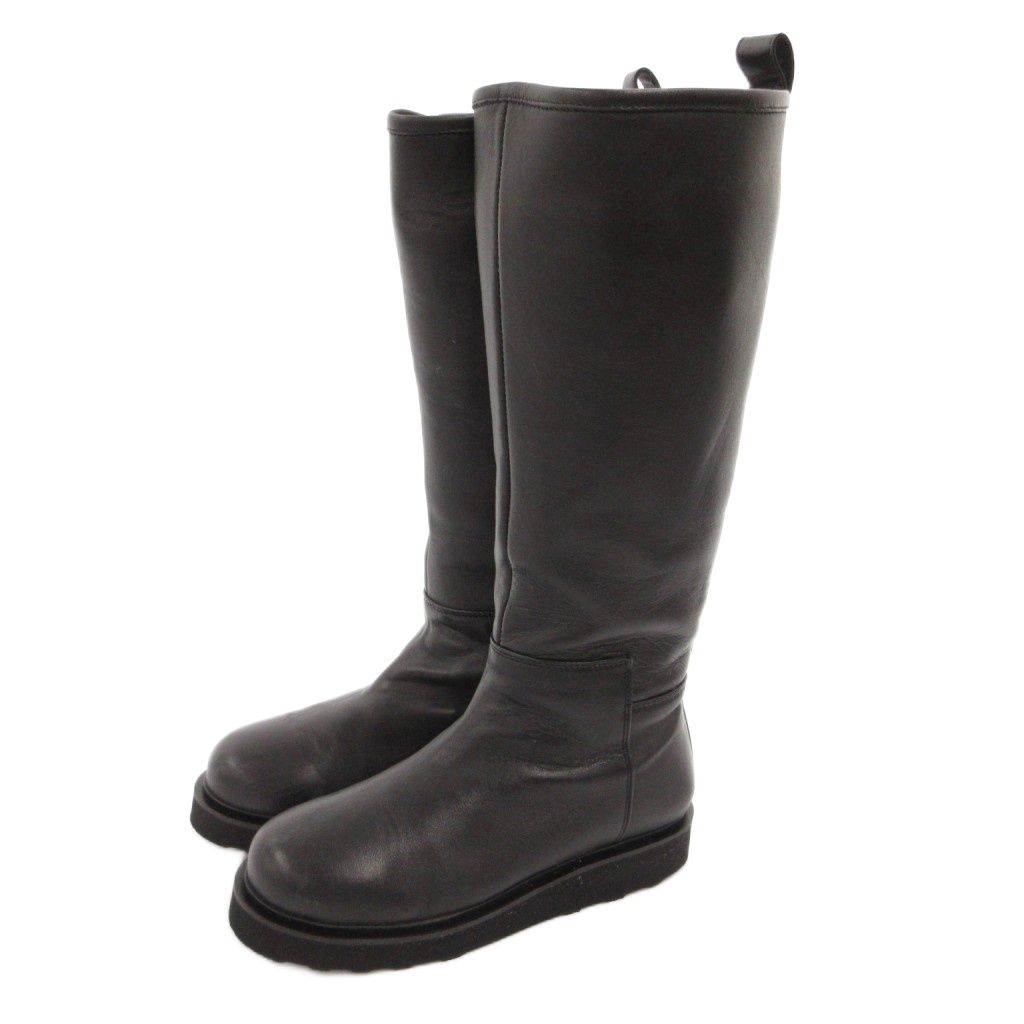 カミナンド caminando RIDING LONG BOOTS ロングブーツ 7 黒 ブラック