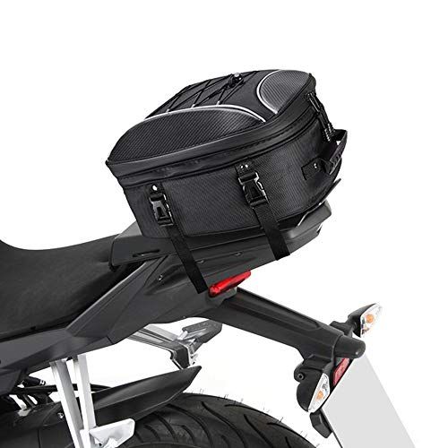 R◆KEMIMOTO バイク シートバッグ 拡張機能あり シートバッグ 22-30L ヘルメットバッグ 撥水 防水 耐久性 固定ベルト付き cb250r ninja250 GSX-S125適合 c15a73a2