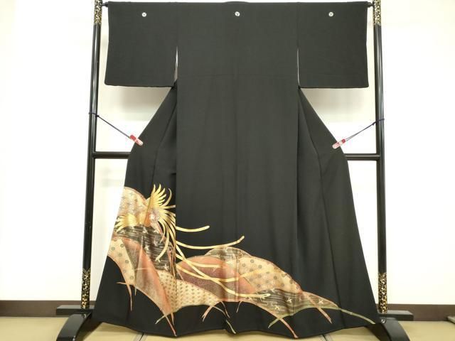 平和屋着物□豪華黒留袖 鳳凰風景文 金彩 正絹 逸品 DABF4454cd - メルカリ