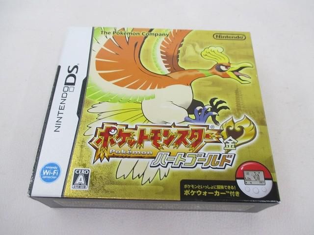 中古品 ゲーム ニンテンドーDS ソフト ポケットモンスター 金 ハートゴールド ポケウォーカー付き