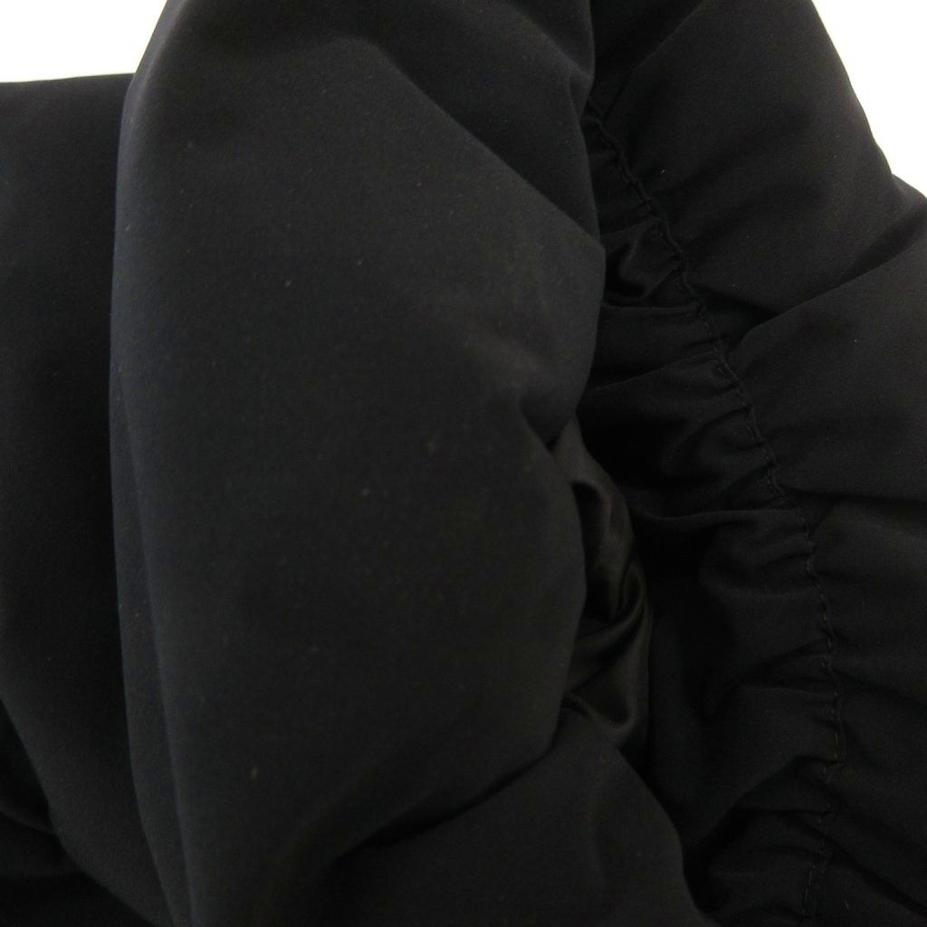 トゥービーシック TO BE CHIC ダウンコート 50 黒 ブラック フリル