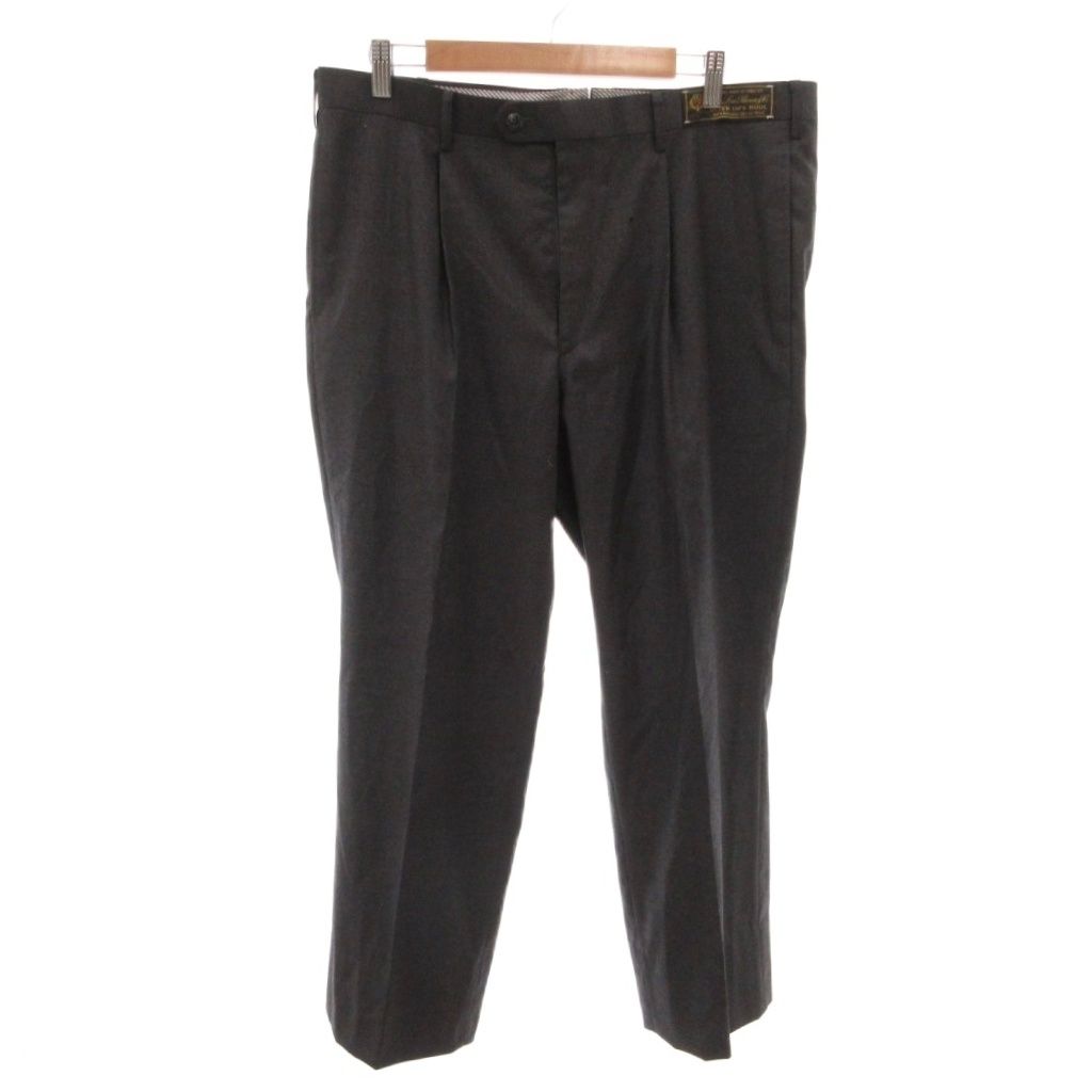 ロロピアーナ Loro Piana スラックス タックパンツ Super 130's ウール