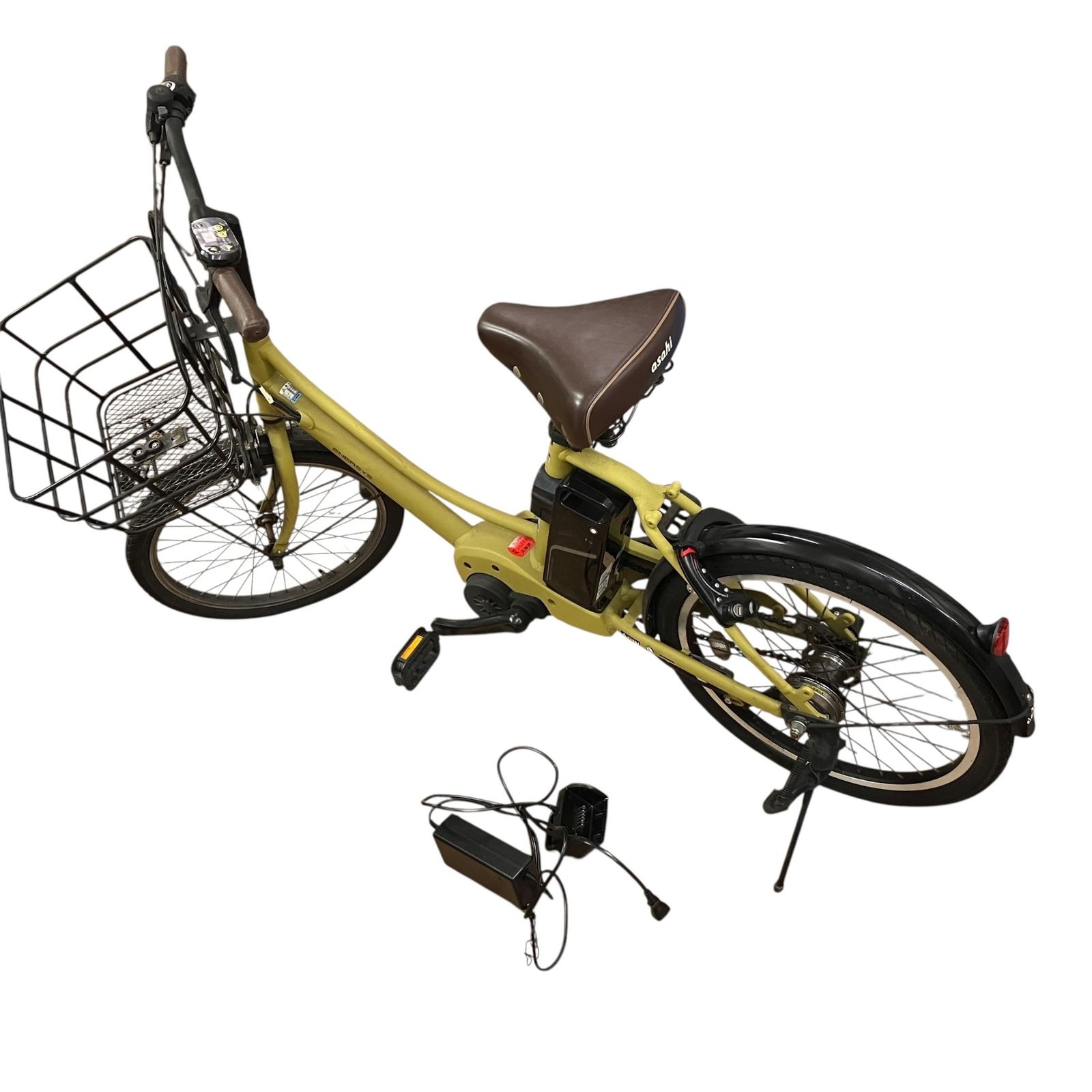 じゅん　アサヒサイクル　エナシスコンパクト　ASAENCO-L1 Asahi ENERSYS ASAENCO-L1 電動アシスト自転車 充電器 バッテリー付