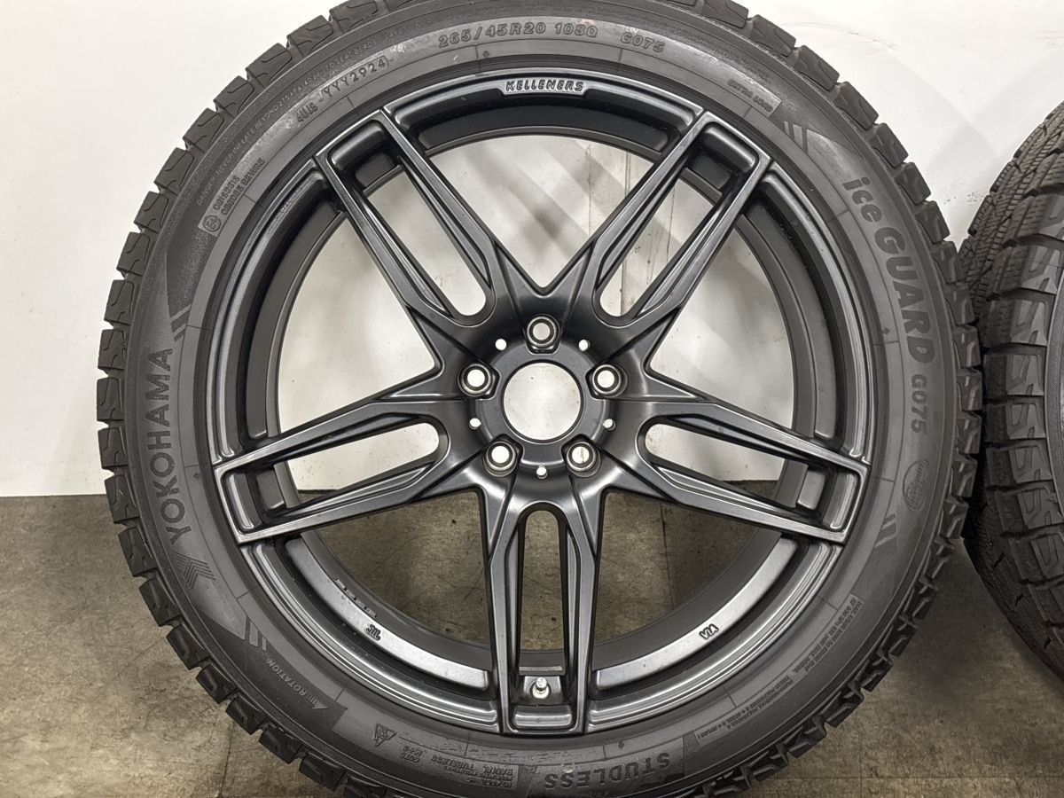 バリ溝】ケレナーズ 20in 9.5J +35 PCD120 ヨコハマ アイスガード G075