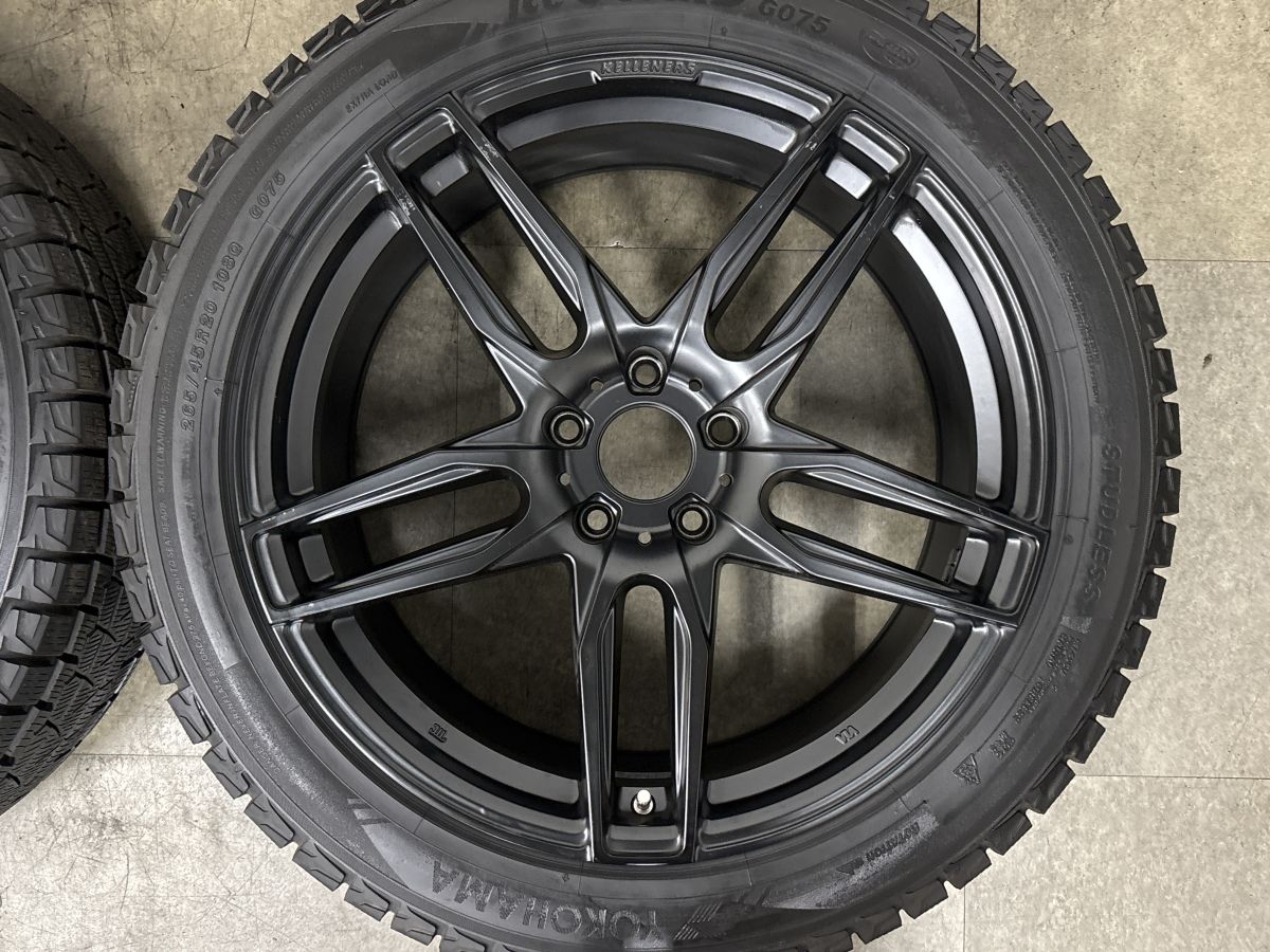 バリ溝】ケレナーズ 20in 9.5J +35 PCD120 ヨコハマ アイスガード G075