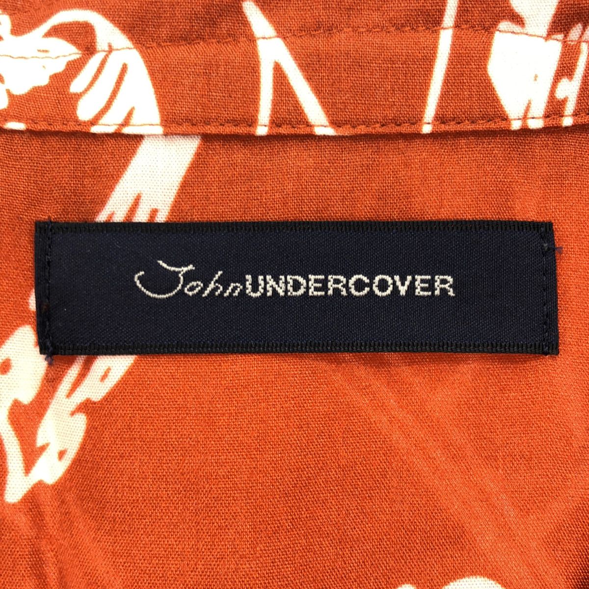 John UNDERCOVER ジョンアンダーカバー アロハシャツ JUT9401 オレンジ