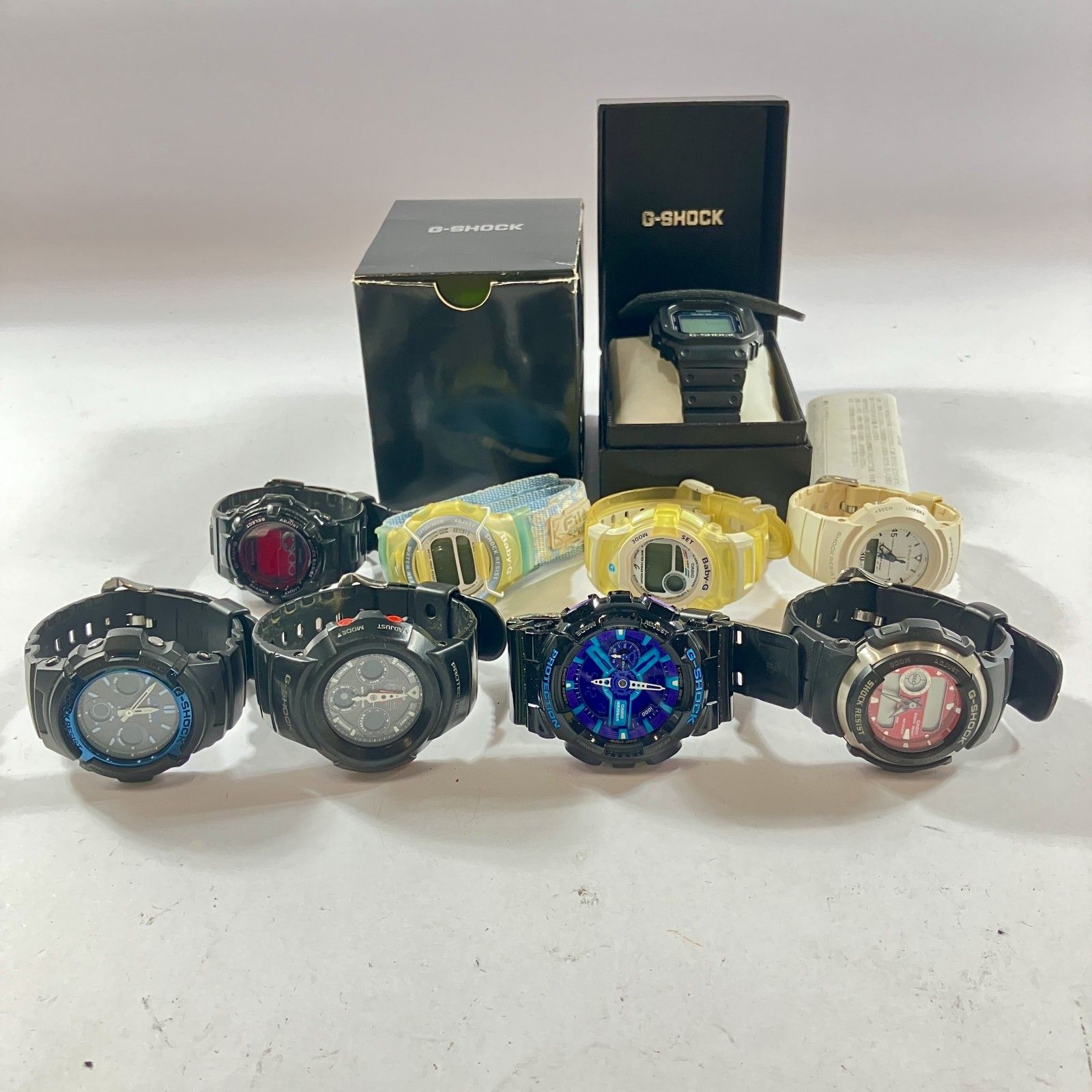 ☆ CASIO カシオ まとめ商品 G-SHOCK 5本 Baby-G 3本 g-shock mini 1本