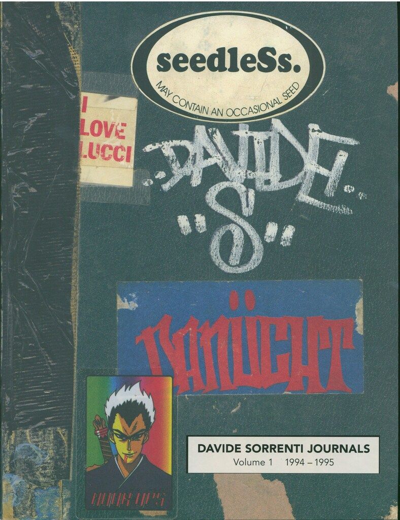 Davide Sorrenti Davide Sorrenti Journals 1994-1995 1