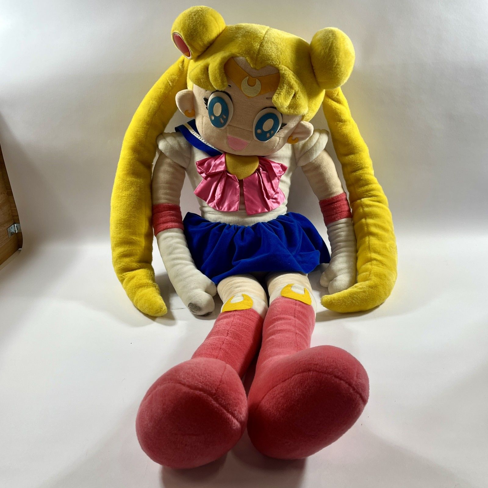 ★ 美少女戦士セーラームーン 月野うさぎ 超特大 ぬいぐるみ BIGサイズ 約120cm レトロ BANDAI 現状品