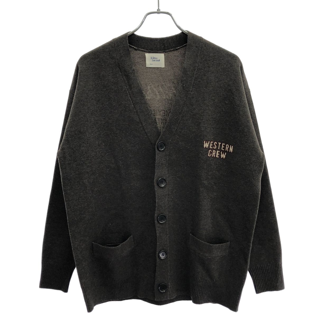 St.Johns 3rd Club セントジョンズサードクラブ WESTERN CREW cardigan SJ24-030AP ブラウングレー系 -