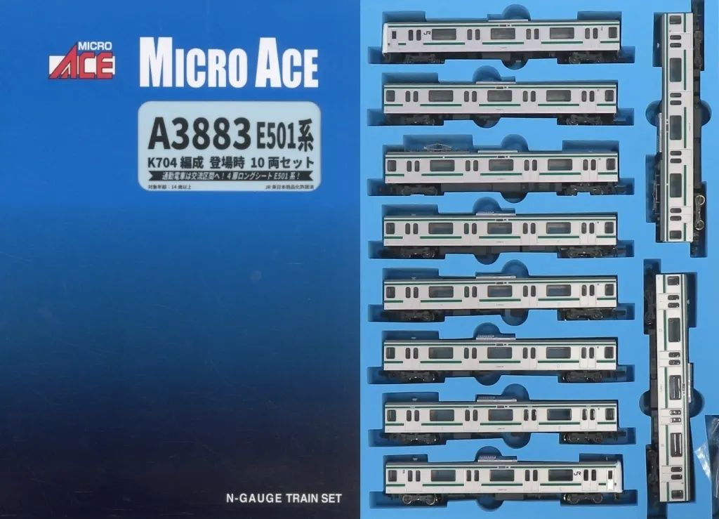 【新品】鉄道模型 1/150 E501系 K704編成 登場時 10両セット [A3883]