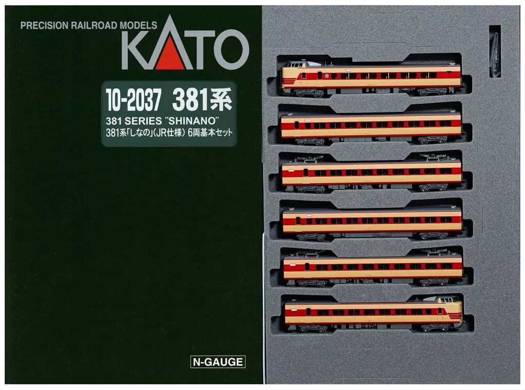 【新品】鉄道模型 1/150 381系 しなの (JR仕様) 6両基本セット [10-2037]