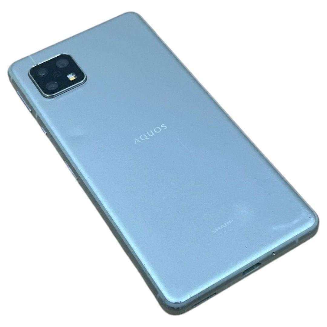 デ*ン様 SHARP AQUOS スマートフォン本体 ライトブルー sense4 AQUOS ライトブルー SH-41A - lite au メルカリ SHG03 basic