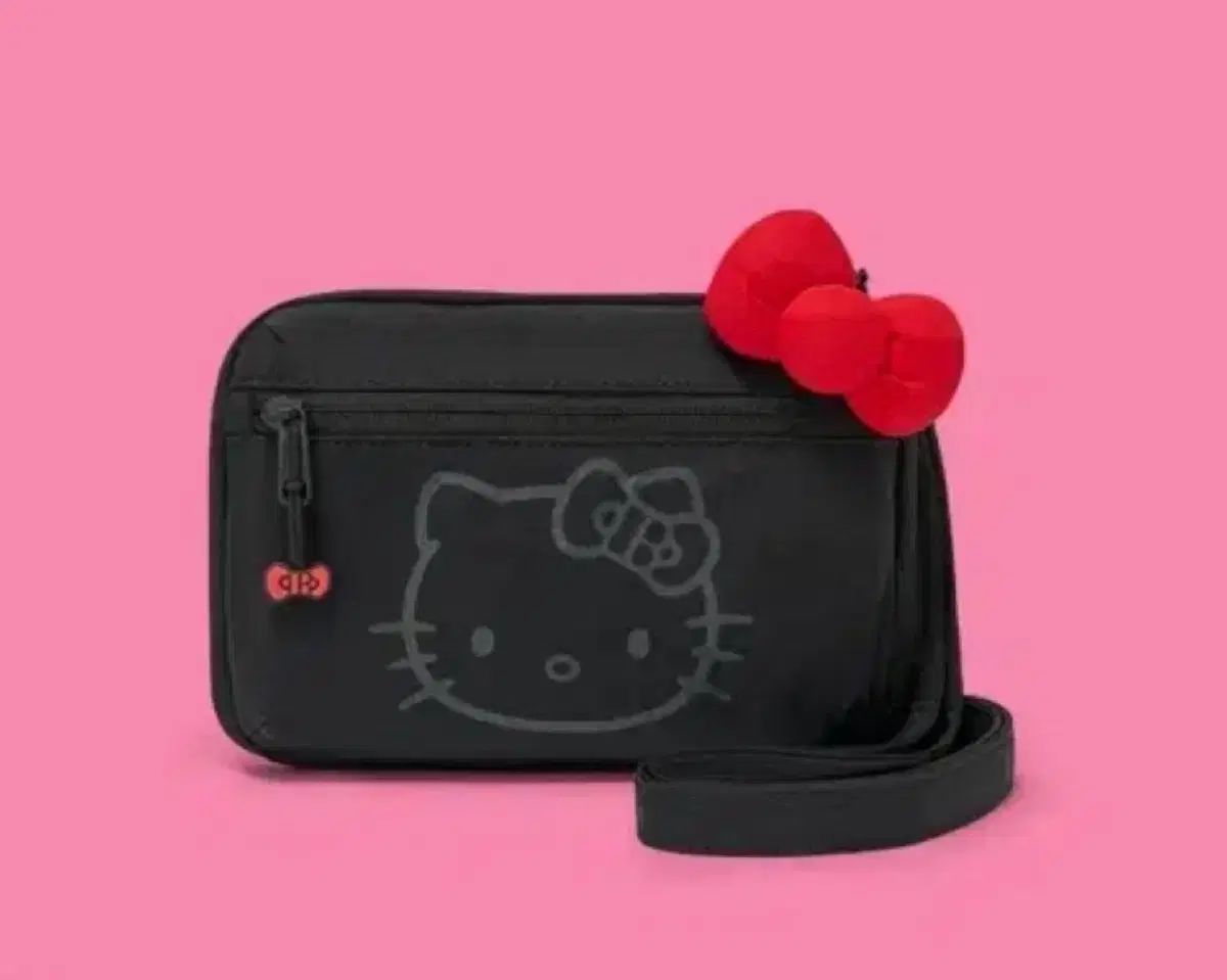 ブランド hello kitty(ハローキティ) ウォレットバッグ 新品 現物 ブラック