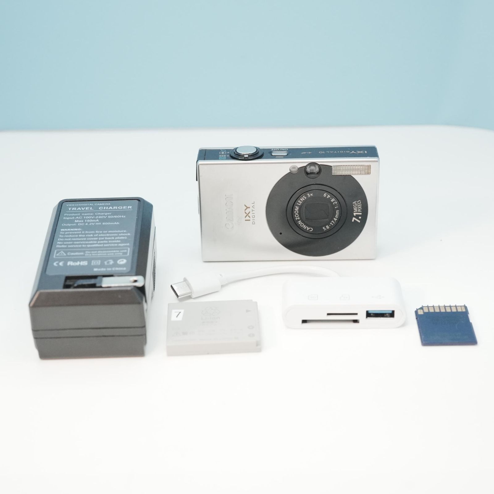 Canon IXY DIGITAL 10 デジカメ スマホ転送OK フルセット a6749 - メルカリ