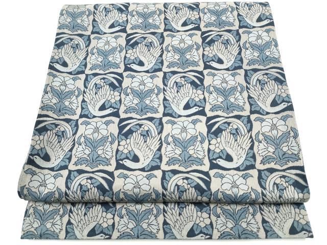 平和屋着物●全通柄袋帯　花鳥文　正絹　逸品　CABG6146hy