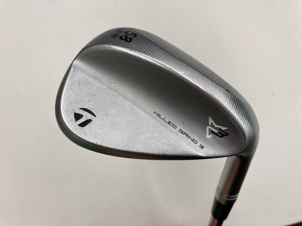 テーラーメイド　MILLED GRIND 3 クローム　58度　ダイナミックゴールド HT　S200フレックス　ウェッジ　中古【最短即日発送】