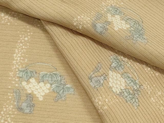 平和屋着物＊夏物　訪問着　絽　リス　草木文　正絹　逸品　CABG2295ze