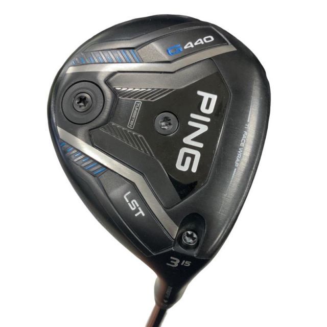 【中古】 ピン G440 LST 3W フェアウェイウッド FW PING TOUR 2.0 BLACK 65(FW) (フレックスS) メンズ 男性用 右利き 右用 Cランク ゴルフクラブ