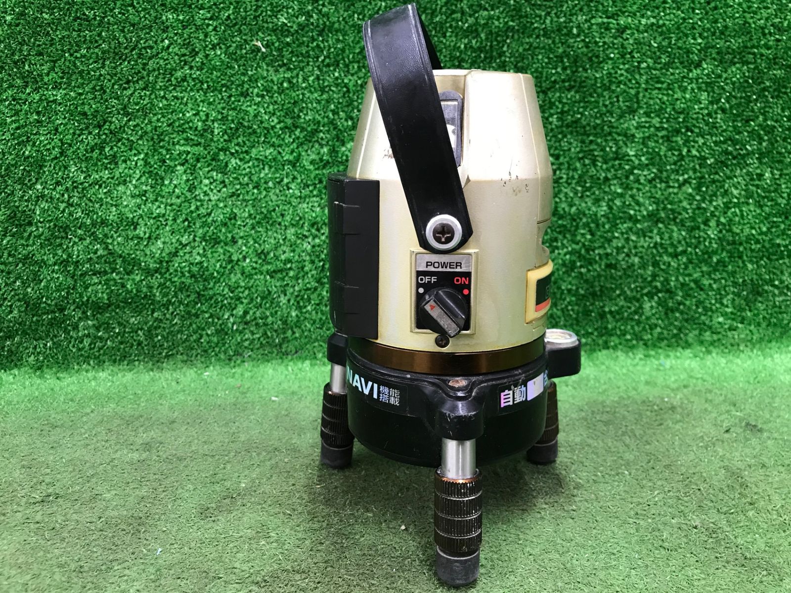 【中古品】【0918】TAJIMA ナビ付レーザー墨出し器 GT5Z-NI ※ナビ受光器付 IT9G306MCUFM