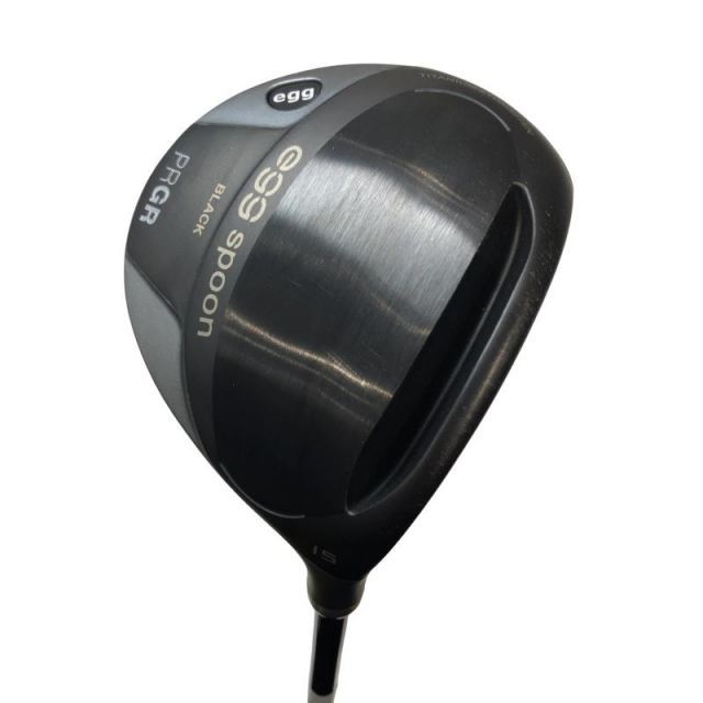 【中古】 プロギア egg spoon BLACK 15° フェアウェイウッド FW 純正特注シャフト (フレックスS) メンズ 男性用 右利き 右用 Cランク ゴルフクラブ
